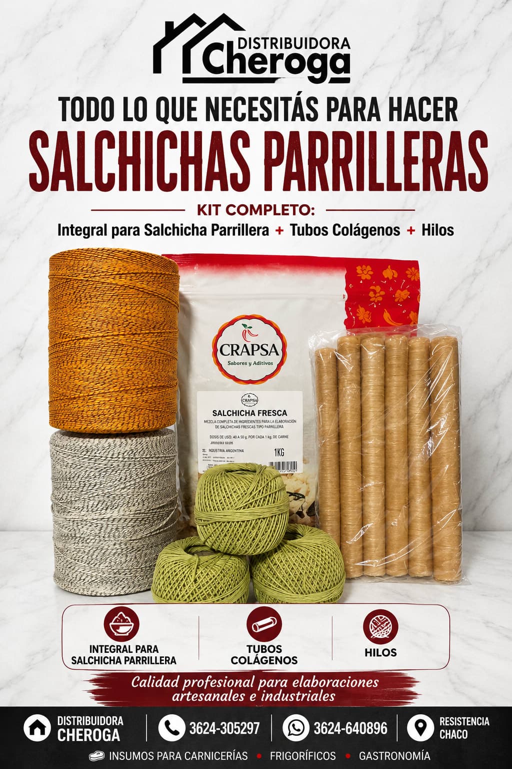 COMBO PARA SALCHICHA PARRILLERA